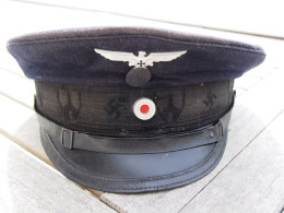 Casquette Allemande WW2 De L'association KYFFHAUSER Des Anciens Combattants De 14/18 - Cascos