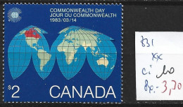 CANADA 831 ** Côte 10 € - Unused Stamps