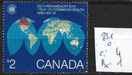 CANADA 831 Oblitéré Côte 4 € - Used Stamps