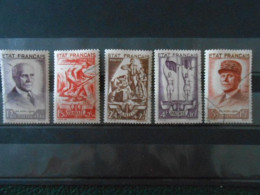 FRANCE YT 576/580 AU PROFIT DU SECOURS NATIONAL - Used Stamps