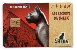 En 1585 SHEBA Déesse Bastet  Chat Cat Télécarte FRANCE 50 Unités Phonecard  (F 426) - 50 Unidades