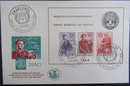 FDC BL32 'Vluchtelingen' - Côte: 75 Euro - 1951-1960