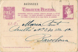 53117. Entero Postal GRANADELLA (Lerida) 1938. Guerra Civil. Sin CENSURA, Num 80A - 1931-....