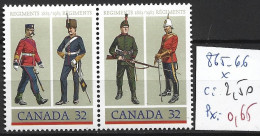 CANADA 865-66 * Côte 2.50 € - Unused Stamps