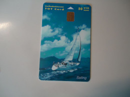 THAILAND USED CARDS  BOAT  SHIPS SAILING - Boten