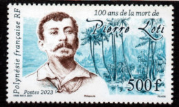 Polynésie Française 2023 - Centenaire De La Mort De Pierre Loti - 1 Val Neufs // Mnh - Ongebruikt