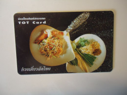 THAILAND USED CARDS  THAI DISK FOOD - Lebensmittel