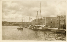 Curacao, D.W.I., WILLEMSTAD, View Of The Harbour (1936) RPPC Postcard - Curaçao