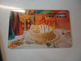 THAILAND USED CARDS FOOD  BIRTHDAY - Lebensmittel