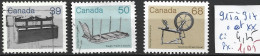CANADA 915 à 17 Oblitérés ( 917 : ** ) Côte 4.25 € - Used Stamps