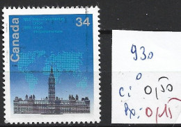 CANADA 930 Oblitéré Côte 0.50 € - Used Stamps