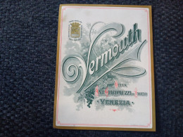 ETICHETTA VERMOUTH - DITTA ANT. GIACOMUZZI FU ANGELO- VENEZIA- PERIODO REGNO - Rotwein