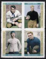 Grands Footballers Americains (The Galloping Ghost & Bronko Nagurski  Chicago Bears, Etc) 4 T-p Neufs ** Cote 6 € - Nuovi