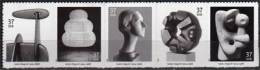 Sculpteur Isamu Noguchi. 5 T-p Neufs  ** En Bande . Yv.# 3556/60   (adhésifs) - Unused Stamps