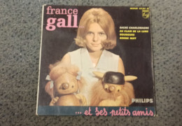Vinyle 45 Tours 4 Titres FRANCE GALL Et Ses Petits Amis - SACRE CHARLEMAGNE Au Clair De La Lune Nounours Bonne Nuit - Enfants