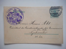 ALSACE, POSTKARTE 1912  OLYMPIA DE DORNACH POUR GUEBWILLER - Collections (sans Albums)