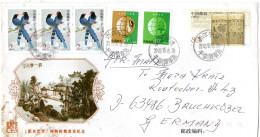 73316 - VR China - 2003 - 3@¥2 Voegel MiF A Bf ... -> Deutschland - Lettres & Documents