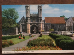 CPSM Kent, Canterbury, St Augustine's Abbey Gateway, Non écrite - Canterbury
