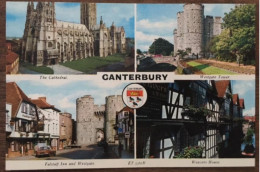 CPSM  Multivues, Angleterre, England, Kent, Canterbury, Non écrite - Canterbury