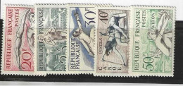 Timbre N° 960 à 964 -  Neuf Avec Charnière - Valeur 50 € - Sonstige & Ohne Zuordnung