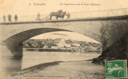 - LAROCHE St CYDROINE (89) - Attelage Sur Le Pont D'Epineau  (animée)  -22379- - Laroche Saint Cydroine