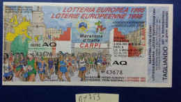 BIGLIETTO LOTTERIA  (MY753 - Billetes De Lotería