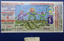 BIGLIETTO LOTTERIA  (MY707 - Billetes De Lotería