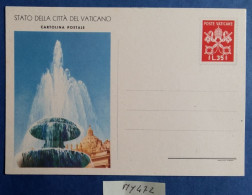 INTERO POSTALE NUOVO L.35 VATICANO (MY472 - Postal Stationeries