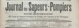 1912 Journal Des SAPEURS POMPIERS - INCENDIE DE FORÊTS - CONCOURS DE BELFORT - FEU À PARIS - LE FERTÉ BERNARD - Bomberos