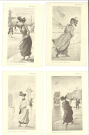 BOUTET Henri - Lot De 3 CPA - Femmes Art Nouveau - D' Après Une Pointe Séche  (17) - Boutet