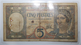 Indochine - 5 Piastres - 1927 - PICK 49b - B - Indochine