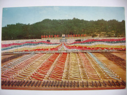 Korea North 1966 - Pyongyang - Communist Propaganda Kim Il Sung Parade - Sent To Czechoslovakia - Corée Du Nord