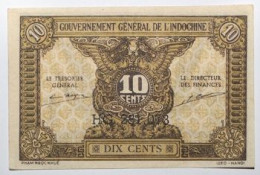Indochine - 10 Cents - 1942 - PICK 89a - SUP - Indochina