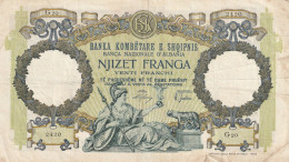 BANCONOTA 20 FRANCHI ALBANIA VF  (B_336 - Albanië