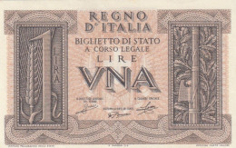 BANCONOTA ITALIA BIGLIETTO STATO 5 AUNC  (B_235 - Italië– 5 Lire