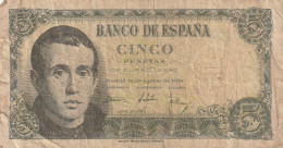 BANCONOTA SPAGNA 5 1951 VF  (B_141 - 5 Peseten