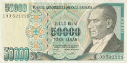 BANCONOTA TURCHIA 50000 EF  (B_116 - Turquie