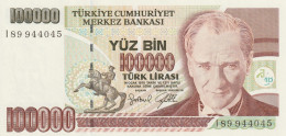 BANCONOTA TURCHIA 100000 UNC  (B_105 - Turkey