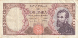 BANCONOTA L.10000 MICHELANGELO 1966 VF  (B_29 - 10000 Lire