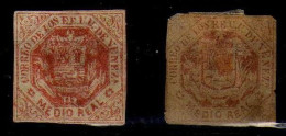 Venezuela (1865-70)  -   1/2r. Armoiries  - Neufs Sans Gomme - No Gum - Venezuela