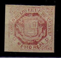 Venezuela (1865-70)  -   1/2r. Armoiries  - Neufs Sans Gomme - No Gum - Venezuela