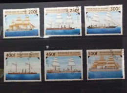 Guinée - 1997- N°Yv. 1117 à 1122 - Voiliers - Guinee (1958-...)