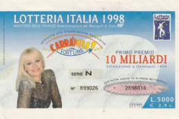 BIGLIETTO LOTTERIA  (BN610 - Billetes De Lotería