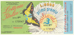 BIGLIETTO LOTTERIA  (BN582 - Billetes De Lotería