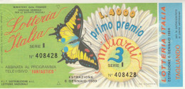 BIGLIETTO LOTTERIA  (BN576 - Billetes De Lotería