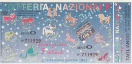 BIGLIETTO LOTTERIA  (BN555 - Billetes De Lotería