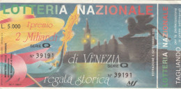 BIGLIETTO LOTTERIA  (BN547 - Billetes De Lotería