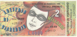 BIGLIETTO LOTTERIA  (BN529 - Billetes De Lotería