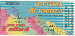 BIGLIETTO LOTTERIA  (BN524 - Billetes De Lotería