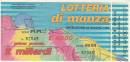 BIGLIETTO LOTTERIA  (BN523 - Billetes De Lotería